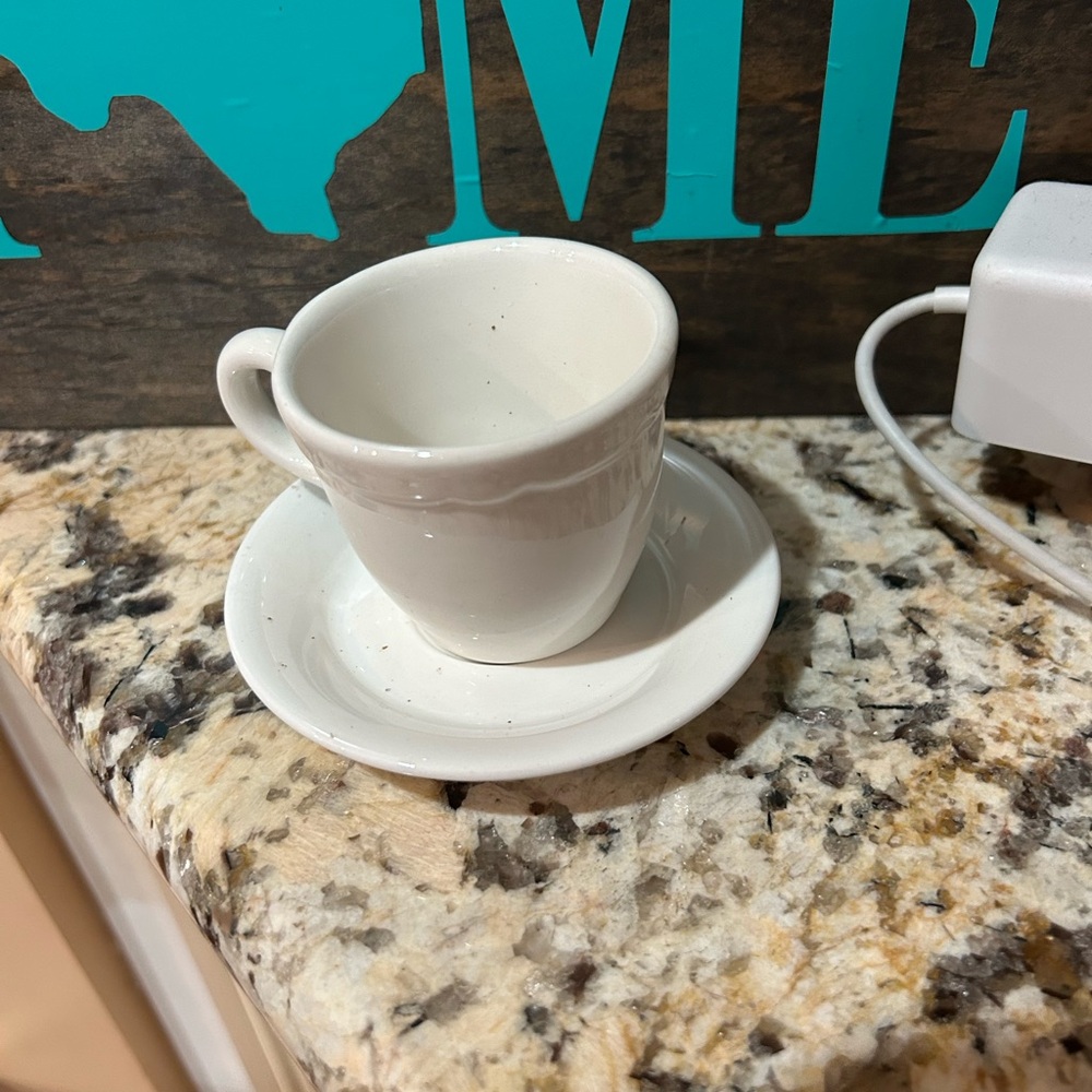 Expresso cup and saucer